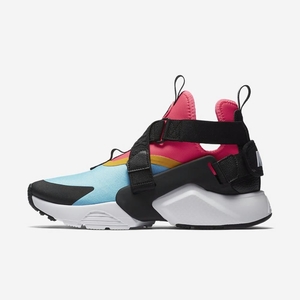 Sneakers Nike Air Huarache City Multicolore 6759-324 Multi-Color/Racer Pink/Vivid Sulfur/Black Femme | UAF-43517345